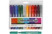Hobby artikler - Creativ Company Colortime - Marker 5 mm - 12pcs - 37348