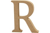 Kreativitet & Hobbyartikler - Creativ Company Letter R MDF 13cm 1pc. - 56327