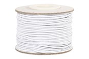 Hobby artikler - Creativ Company Elastic Thickness 1mm White 25m - 41030