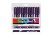 Hobby artikler - Creativ Company Purple Jumbo pens 12pcs. - 37332