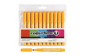 Hobby artikler - Creativ Company Warm yellow Jumbo pens 12pcs. - 37350