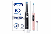 Eltandbørste - Oral-B Eltandbørste iO6 sort lava/pink sand - 2 håndtag - 4210201448877