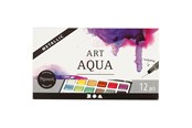 Hobby artikler - Creativ Company Art Aqua Watercolor Paint Metallic 12 Colors - 34246