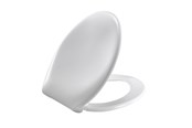 Toiletter, sæder, bideter og reservedele - Saniscan Basis Soft Close toiletsæde, hvid - S518000