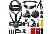 Actionkamera tilbehør - Akaso Action Camera accessories - 14 pieces - SYZ0014-BK