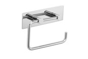 Badeværelsestilbehør - Saniscan Interio Home toiletpapirholder med bagplade, krom - IH20210