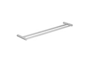 Badeværelsestilbehør - Saniscan Interio Home håndklædestang, dobbelt 60x12cm, børstet - IH10550