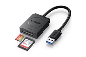 Hukommelseskort - adapter og kortlæser - UGREEN 2-in-1 USB-A SD/TF Card reader - 20250