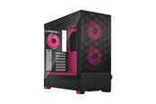 Kabinet - Fractal Design Pop Air RGB - Magenta Core TG Clear Tint - Kabinet - Miditower - Pink - FD-C-POR1A-03