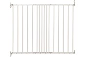 Baby Udstyr - BabyDan MultiDan sikkerhedsgitter, hvid, 62,5-106,8 cm - 500824