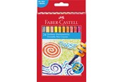 Skrive- og Tegneværktøjer - Faber-Castell Twistable Wax Crayons 24 ass - 120004