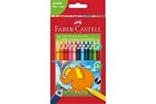 Skrive- og Tegneværktøjer - Faber-Castell Jumbo Triangular colour pencils wallet of 24 - 116524
