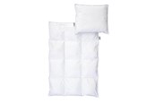 Børneværelse - BabyDan Heart Microfiber babydyne og babypude, 67x100/40x45 cm - 500080