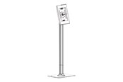 Vægbeslag, AV-Beslag & AV-Møbler - Neomounts FL15-650WH1 - stand - for tablet - white - Max - recommended for 9.7", 10.1", 10.2", 10.4", 10.5", 10.9", 11" - FL15-650WH1