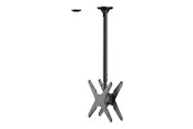 Vægbeslag, AV-Beslag & AV-Møbler - Neomounts - mounting kit - full-motion - for 2 flat panels - black - Max 100 kg - recommended for 75" - FPMA-C340DBLACK
