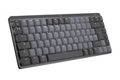Tastatur - Logitech MX Mechanical Mini for Mac - Minimalist Wireless Illuminated Performance Keyboard Space Grey - US - Tastatur - Amerikansk engelsk - Sort - 920-010837