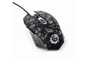 Mus - Gembird Wired optical mouse 6B Grafix - Mus - Optisk - 6 knapper - Sort - MUS-6B-GRAFIX-01