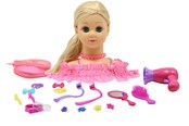 Kreativt Legetøj - Happy Friend Hårstylinghoved Blondt Hår - 504404