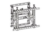 Vægbeslag, AV-Beslag & AV-Møbler - Neomounts WL95-900BL16 - mounting kit - for LCD display - Max 70 kg - recommended for 75" - WL95-900BL16