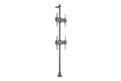 Vægbeslag, AV-Beslag & AV-Møbler - Multibrackets M Pro Series - stand - for 2 LCD displays - black - Max 60 kg - recommended for 65" - 7350105214158