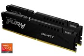 RAM - Kingston FURY Beast DDR5-5600 - 32GB - CL36 - Dual Channel (2 pcs) - AMD EXPO & Intel XMP - Sort - KF556C36BBEK2-32
