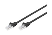 Netværkskabel - DIGITUS patch cable - 10 m - black - Sort - 10m - DB-160144-100-S