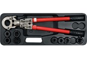 Værktøj - Yato YT-21735 HYDRAULIC HAND PRESS FOR PRESSING PEX-AL-PEX FITTINGS WITH A SET OF 8 PIECES - YT-21735