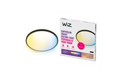 Smart Home - WiZ SuperSlim Smart Loftslampe Sort, 22W, Justerbar hvidt & Dæmpet lys - 929003226801
