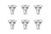 Lyskilder - Philips LED pære Classic 4,6W/840 (50W) 36° 6-pak GU10 - 929001218296