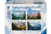 Puslespil - Ravensburger Castle Through The Seasons (18000) - 16137
