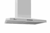 Emhætter - THERMEX Decor 787, 700 mm, Væg, Uden motor, Hvid - 527.41.7871.0
