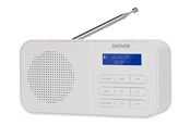 DAB, netværks- og clockradio - DENVER DAB-42 - DAB portable radio - DAB/DAB+/FM - Mono - DAB-42WHITE