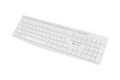 Tastatur - Natec Nautilus - keyboard - QWERTY - US - white - Tastatur - Amerikansk engelsk - Hvid - NKL-1951