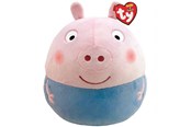 Dukke, bamse og udstyr - Ty SquishaBoo George Pig 35 cm - 0008421392162