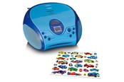 Mikrosystem - Lenco SCD-24BU kids - Portable stereo FM radio with CD player - Blue - SCD-24KIDSBU