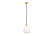 Lamper - EGLO MANZANARES pendel E27 Ø225, børstet messing - 900305