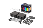 Smart Home - Twinkly Squares Starter Kit – 5+1 App-controlled LED Panels with 64 RGB Pixels. Black. - TWQ064STW-07-BEU