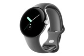 Smartwatch & Sportsur - Google Pixel Watch LTE - Polished Silver with Charcoal Band - GA04303-DE
