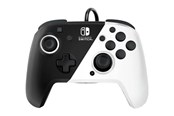 Spil tilbehør - PDP Nintendo Switch Faceoff Deluxe Controller + Audio Wired - Black & White - Wired Tilbehør til spillekonsol - Nintendo Switch - 0708056068769
