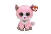 Dukke, bamse og udstyr - Ty Beanie Boos - Fiona Pink Cat 15cm - 0008421363667