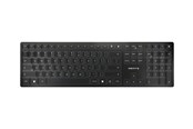 Tastatur - Cherry KW 9100 SLIM - Tastatur - Nordisk - Sølv - JK-9100PN-2