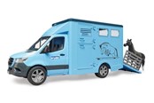 Legetøjsbil - Bruder Mercedes-Benz Sprinter Dyretransport med hest legetøj - 02674