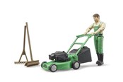 Legetøjsbil - Bruder BWorld Gardener with lawn mower and equipment - BR62103