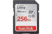 Hukommelseskort - SANDISK Ultra SD - 150MB/s - 256GB - SDSDUNC-256G-GN6IN