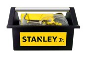 Kreativt Legetøj - Stanley Open Toolbox + 5 pc Toolset Hammer, Screwdriver Philips, Screwdriver Flat, Square, Safety Goggle, Open Toolbox - TBS005-06-SY