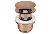 Reservedele & tilbehør til armaturer - Damixa Bundventil 1 1/4'' med klikfunktion kobber PVD - 238508700