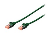 Netværkskabel - DIGITUS Professional patch cable - 25 cm - green - Grøn - 0.25m - DK-1644-0025-G-10