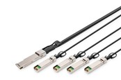 Netværkskabel - DIGITUS 40GBase direct attach cable - 5 m - Sort - 5m - DN-81325