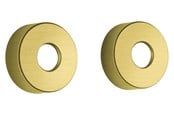 Reservedele & tilbehør til armaturer - Damixa Rosetter 3/4'' Ø75mm, børstet messing PVD - 2 stk. - 484367900