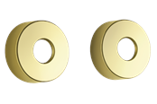 Reservedele & tilbehør til armaturer - Damixa Rosetter 3/4'' Ø75mm, poleret messing PVD - 2 stk. - 484367700